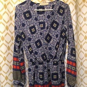 Long sleeve romper